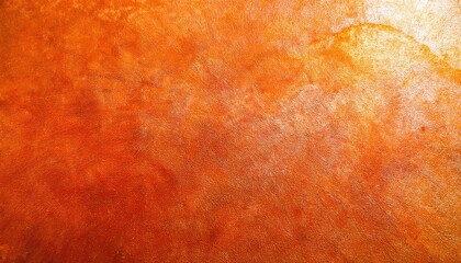Poster - textured orange leather surface with natural wrinkles and warm gradient lighting, perfect for background, design, and decor

