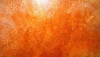 Fototapete - textured orange leather surface with natural wrinkles and warm gradient lighting, perfect for background, design, and decor

