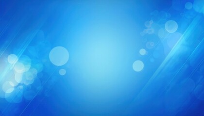 Fototapete - soft blue bokeh abstract background with glowing light circles, dreamy blurred effect for modern design, web, and decor

