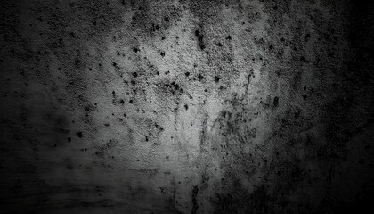 Poster - textured black grunge background with abstract rough scratches and dark spots, perfect for industrial or artistic design

