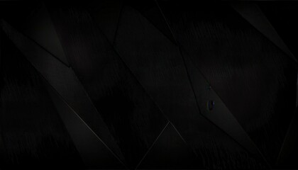 Aufkleber - dark abstract geometric pattern with diagonal textured black bars, minimalist modern background for technology and design

