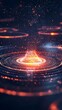 © Maria - Cosmic Vortex of Energy: Immerse yourself in an electrifying digital artwork showcasing a mesmerizing vortex of vibrant energy, swirling with cosmic dust and illuminated by radiant particles.