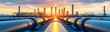 © Pumapala - Sunset refinery pipelines industrial energy