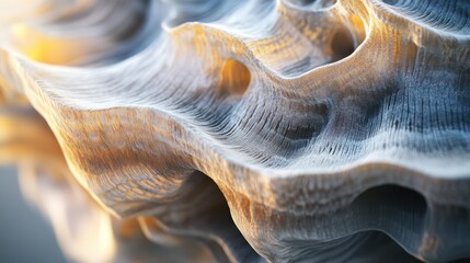 Wall Mural - abstract waves, golden light, texture, background