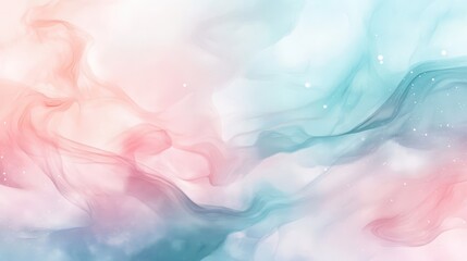 Wall Mural - Abstract pastel backdrop with misty gradients and glowing rays tranquil wallpaper