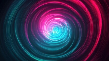 Wall Mural - trippy neon energy storm wallpaper with glowing tendrils and concentric waves creating depth