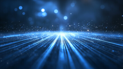 Wall Mural - digital abstract lines and light rays,future technologies