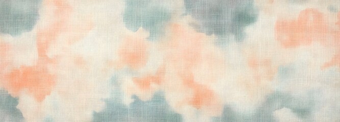 Wall Mural - a watercolor-inspired weaving pattern where soft hues blend seamlessly through the fabric