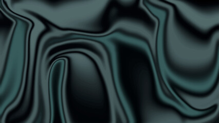Wall Mural - green liquify background. emerald green luxury abstract texture pattern on dark.