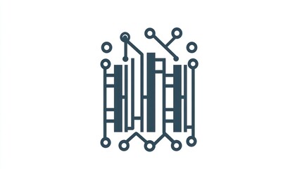 Abstract circuit design, technology concept, graphic element for website