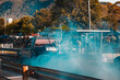 © Austockphoto - Australia Day long weekend burnout competition at Kandos in rural New South Wales