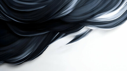 Canvas Print - abstract flowing lines create a dynamic composition, evoking movement and energy on a minimalist bac