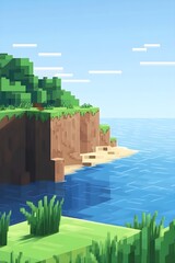 Wall Mural - Retro game banner background