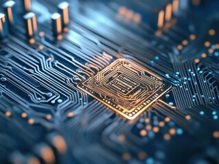 Digital authentication chip implant in a futuristic smart city security system