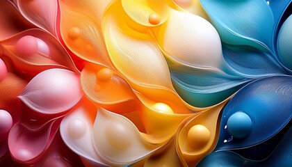 Wall Mural - abstract colorful background