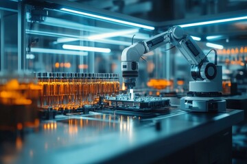 Poster - Advanced robotics enhance efficiency in laboratory settings during daytime operations