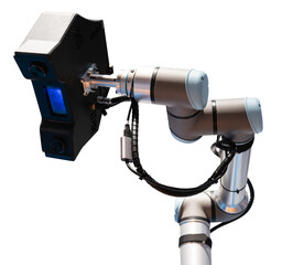 Leinwandbilder - Isolated 3D scanner for reverse engineering