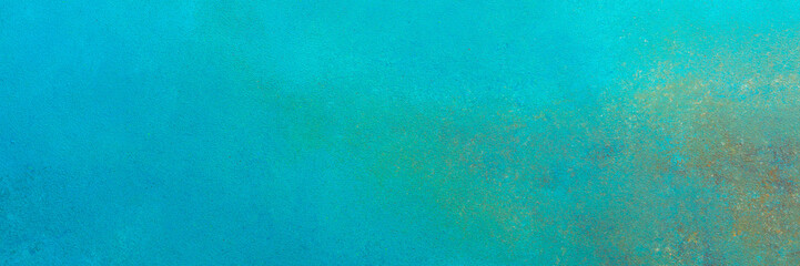 Fototapete - Emerald green and rusty texture background, abstract backdrop for design, top view, copy space, banner