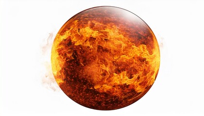 Wall Mural - sun on fire