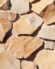 Poster - Artisanal Stone Masonry Texture Sustainable Architectural Design Showcasing Natural Material Craftsmanship for Modern Construction and Eco-Conscious Building Innovations