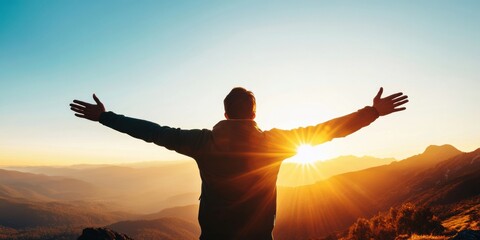 Aufkleber - Mindful Metamorphosis Gen Z Leadership and Wellness Empowerment - Transformative Peak Performance Visualization for Digital Entrepreneurial Growth