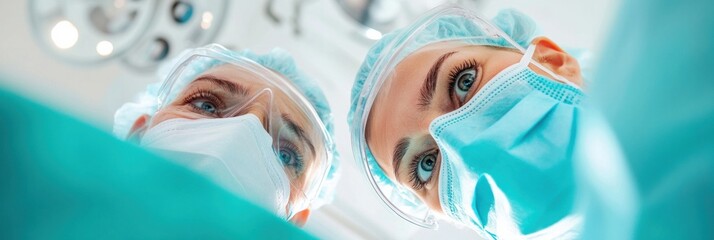 Poster - Precision Healthcare Insights Modern Surgical Innovation Showcasing Expert Medical Professionals in High-Performance Sterile Environment with Advanced Technological Expertise