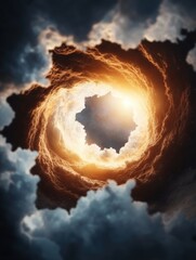 Poster - Immersive Cosmic Vortex Quantum Visualization of Galactic Spiral - Next-Gen Astronomy for AI-Powered Scientific Exploration and Educational Innovation