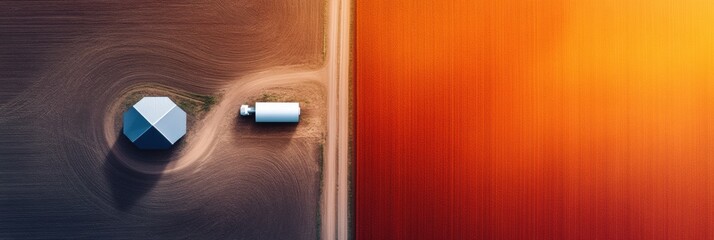 Aufkleber - Minimalist Innovation Geometric Battery Design Showcasing Tech Elegance, Sustainable Energy Solutions, and Modern Industrial Aesthetic