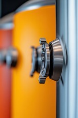 Poster - Precision Engineering Meets Bold Aesthetics Industrial Metallic Coupling Showcasing Advanced Manufacturing Innovation in High-Performance Design
