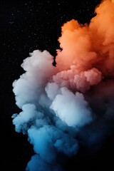 Poster - Ethereal Cosmic Gradient Immersive Digital Art Visualization of Nebular Phenomena for Next-Gen Science Communication and Creative Tech Storytelling