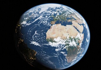 planet earth in space