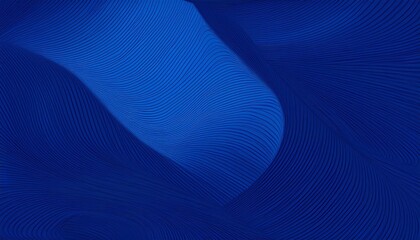Canvas Print - abstract digital art piece blue background it has navy blue back