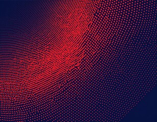 Wall Mural - red and blue halftone texture background with dots  illustration abstract dotted backdrop design in red and dark blue