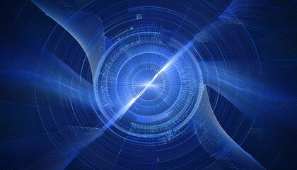 Wall Mural - abstract technical background