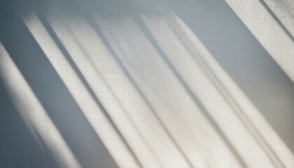 Wall Mural - white wall with soft light streaks and shadow