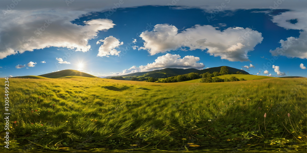 Full 360 degrees seamless spherical panorama HDRI equirectangular ...