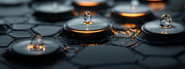 A quantum computing network system with illuminated fiber optic connections forms the basis of an abstract tech background symbolizing electronic global intelligence