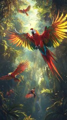 amazing rainforest birds