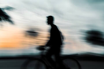Canvas Print - png abstract silhouette motion blur