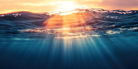 Wall Mural - Underwater Motion Abstract

