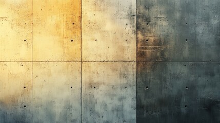 Naklejka na meble Textured Concrete Wall with Beige and Grey Tones