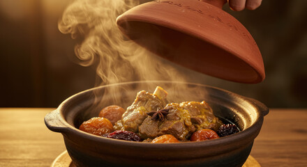 Wall Mural - delicious stew with rich flavors and aromatic spices