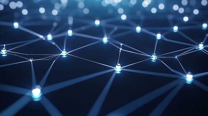 Aufkleber - Image depicting a blockchain cryptocurrency transaction network with a focus on technology and innovation.