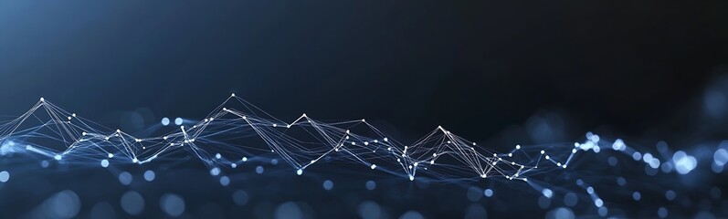 Poster - Futuristic AI concept depicting cyber-financial infrastructure with a focus on innovation and technology.