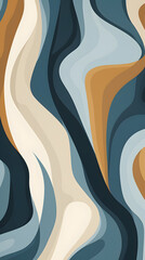 Wall Mural - navy blue abstract modern print design pattern geometric shapes design poster background