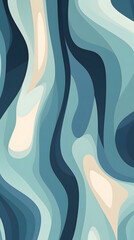 Wall Mural - navy blue abstract modern print design pattern geometric shapes design poster background