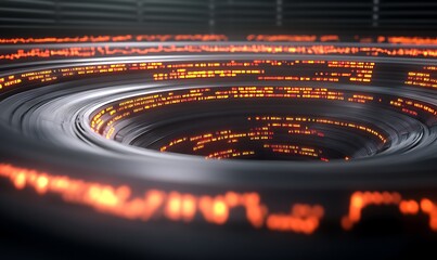 Leinwandbilder - ahmadwahyuutomo776@gmail.com High-frequency stock trading image featuring an ultra-fast financial hub concept.