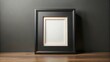 © Watcharapon - Simple Modern Frame for Black Photo Display , elegant design, modern art