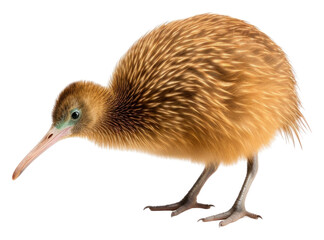 Wall Mural - png kiwi bird animal white background kiwi bird.