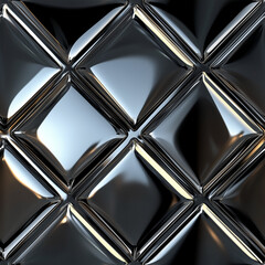 Wall Mural - seamless glossy tiles pattern background
